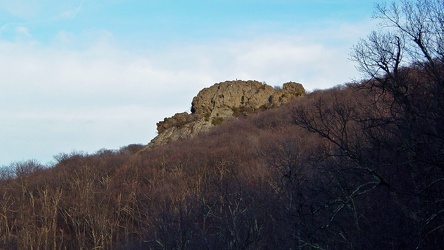 Humpback Rock, viewed from below