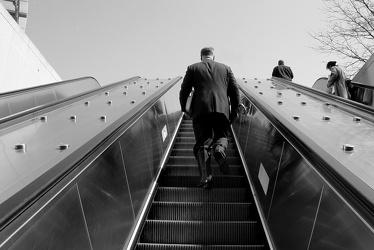 Escalators at Foggy Bottom-GWU