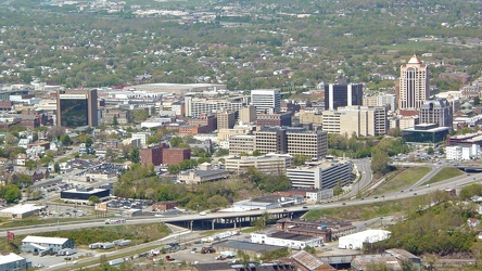 Roanoke viewed from the star, April 2006