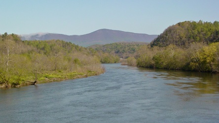 View of James River from Harry Flood Byrd Bridge