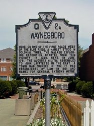 Waynesboro, Virginia historical marker [02]