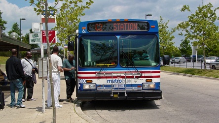 Metrobus 6020 at Greenbelt station