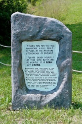 Sign at Foamhenge