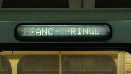 Yellow Line train to Franconia-Springfield