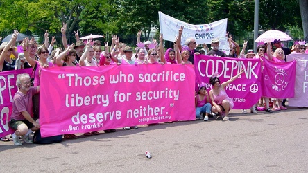 Code Pink demonstration on July 4 [01]