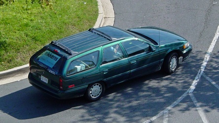 Second-generation Mercury Sable at Vienna Metro station