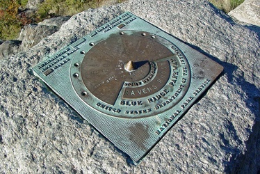 Plaque at Raven's Roost overlook