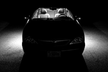 Mercury Sable with ground lighting illuminated [01]