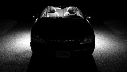 Mercury Sable with ground lighting illuminated [02]