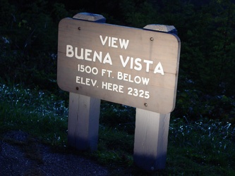 Sign marking Buena Vista