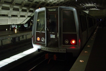 Metro revenue collection train at L'Enfant Plaza