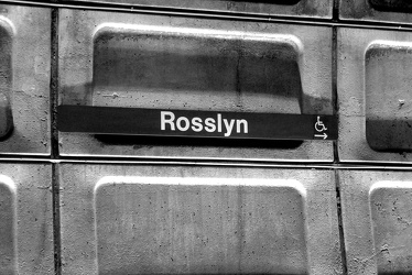 Rosslyn wall sign