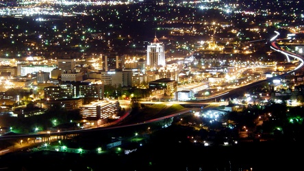 Roanoke from the star, April 2007