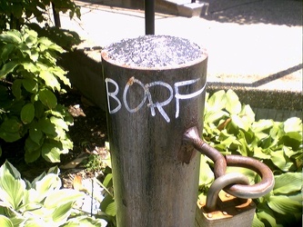 Borf tag on Q Street NW