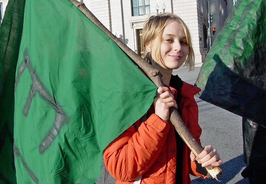 Resist the Greenscare march, December 8, 2007