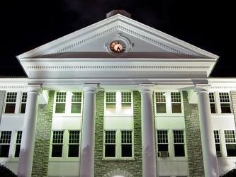 Wilson Hall at night