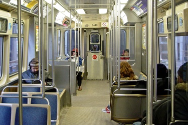 Riding on CTA car 3440