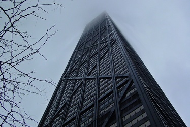 John Hancock Center, with fog at the top [01]