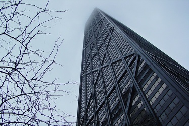 John Hancock Center, with fog at the top [02]