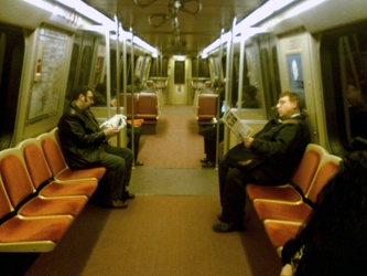 Interior of WMATA railcar 3283