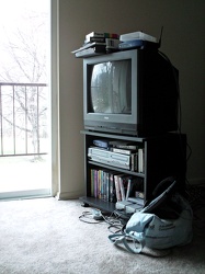 Television in an apartment