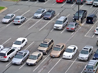 Parking lot at New Carrollton