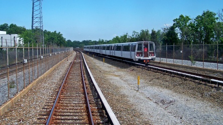 Red Line north of Fort Totten