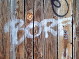 "BORF" tag on Georgetown Car Barn [01]