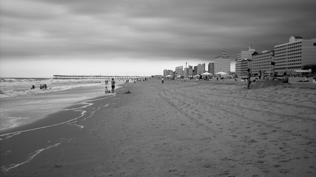 Virginia Beach on a cloudy day