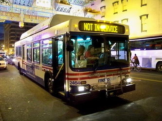 Metrobus 2464 at Gallery Place-Chinatown station