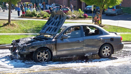 Car fire in Aspen Hill, Maryland [07]