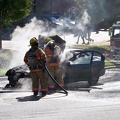 Car fire, October 19, 2008