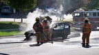 Car fire, October 19, 2008