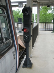 Signal at Branch Avenue rail yard