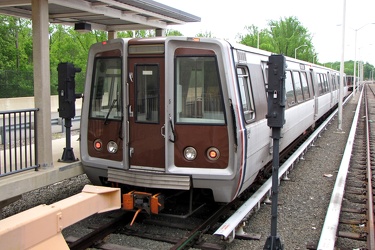 WMATA railcar 3260 at Branch Avenue rail yard