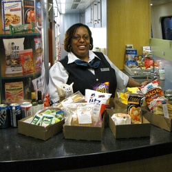 Acela Express snack car