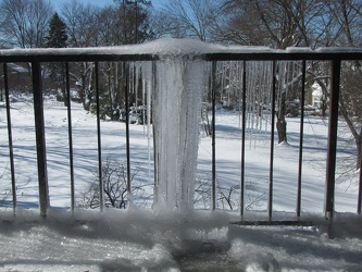 Ice on balcony railing [01]