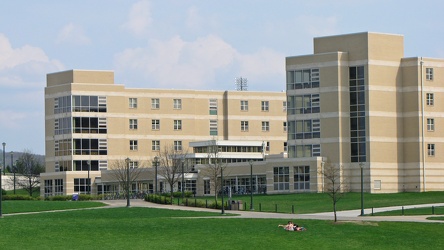 Potomac Hall from HHS Building