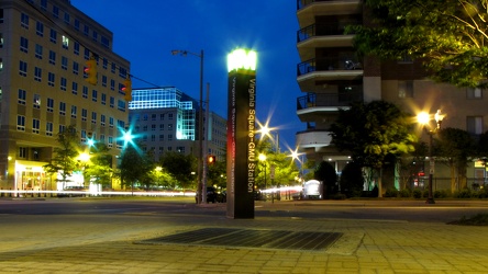 Virginia Sq-GMU station entrance pylon