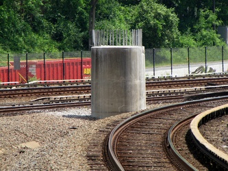 Silver Line bridge pier