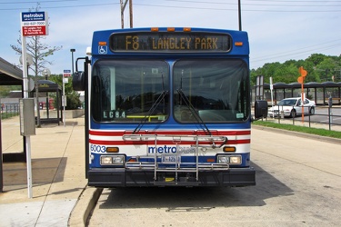 Metrobus 6003 at Cheverly station