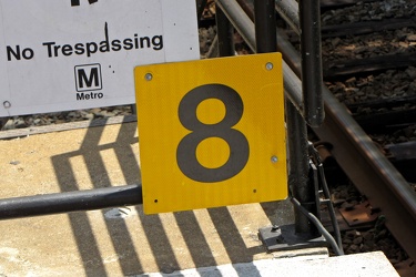 Eight-car mark at West Falls Church station