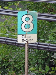 Eight-car clearance marker