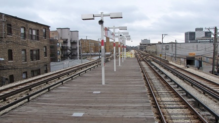 Berwyn station platform