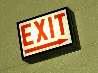 Chicago-approved exit sign [01]