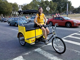 Pedicab operator in DC