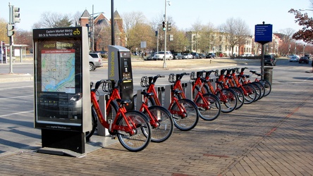 Capital Bikeshare station at Eastern Market [01]