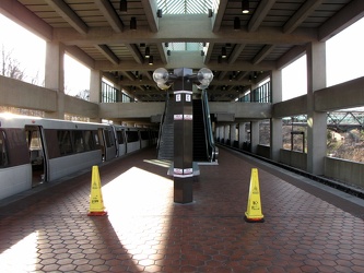 Platform at Franconia-Springfield