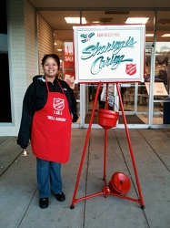 Salvation Army bell ringer