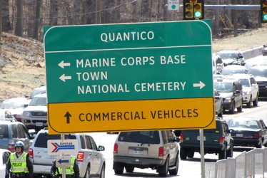 Road sign at intersection of US 1 and Joplin and Fuller Roads